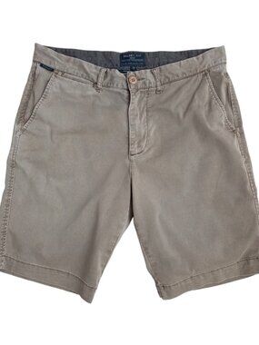 Halsey, LLC 1944 Gray Chino Shorts - Classic Casual Cotton Blend Shorts, Size 32